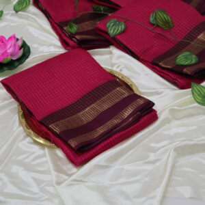 semi banarasi saree